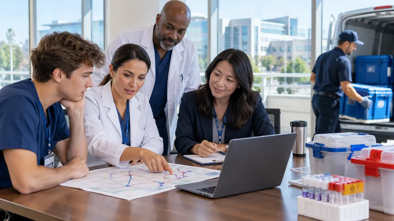 2027 A Laboratory Courier Schedule Audit: An Undergraduate Healthcare Administration Case Study