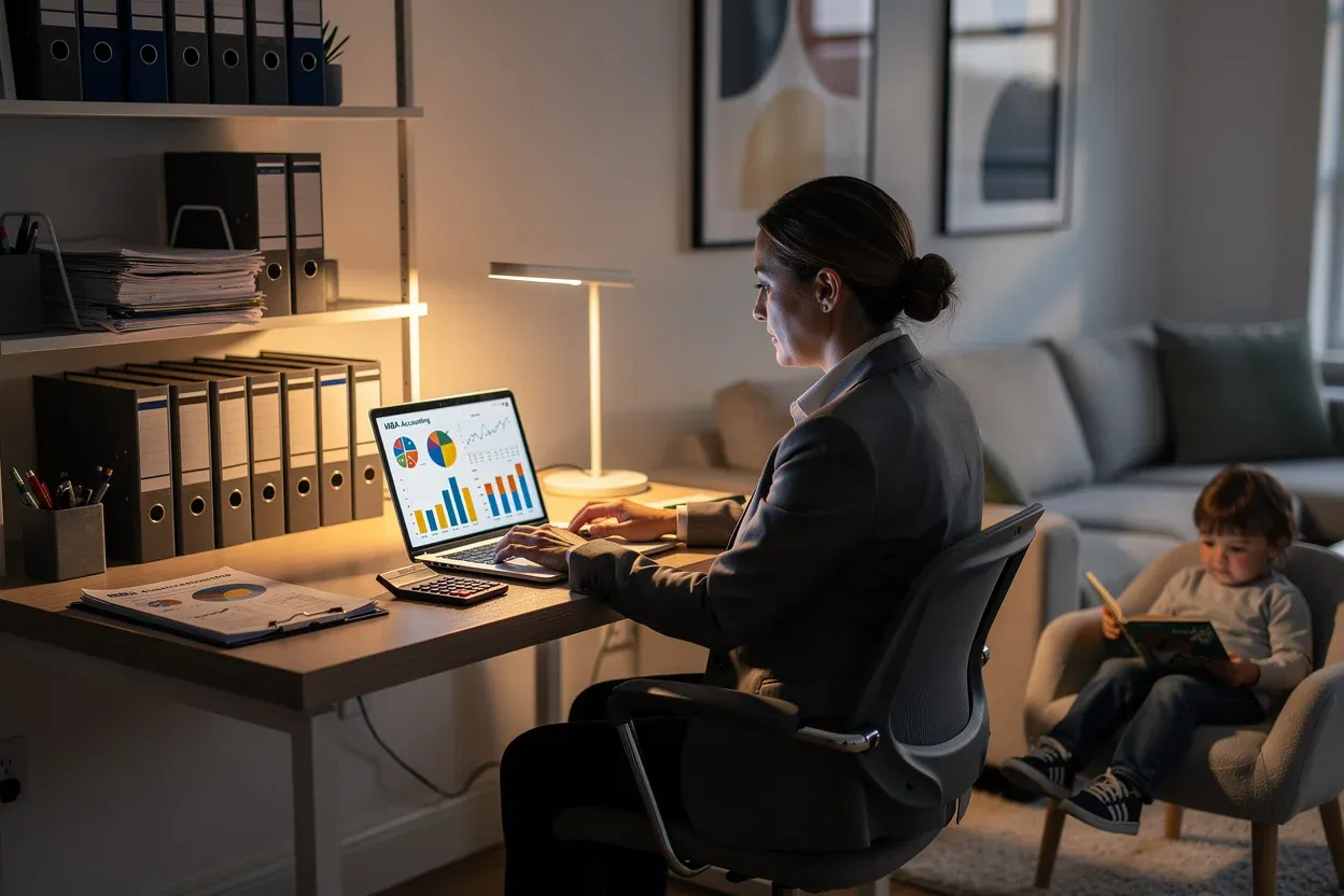 Is an online MBA in Accounting worth it for working parents?