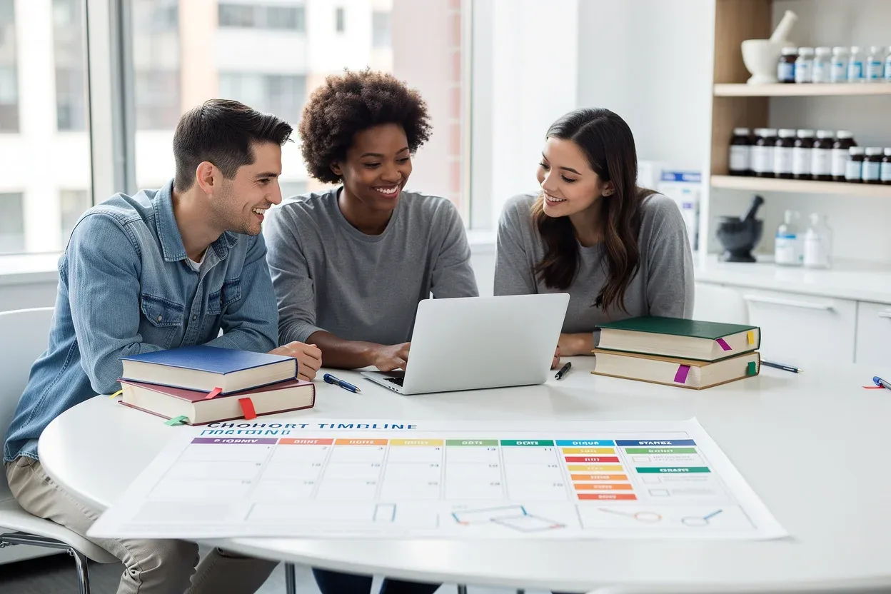 PharmD Application Timeline Planner by Cohort Start Date