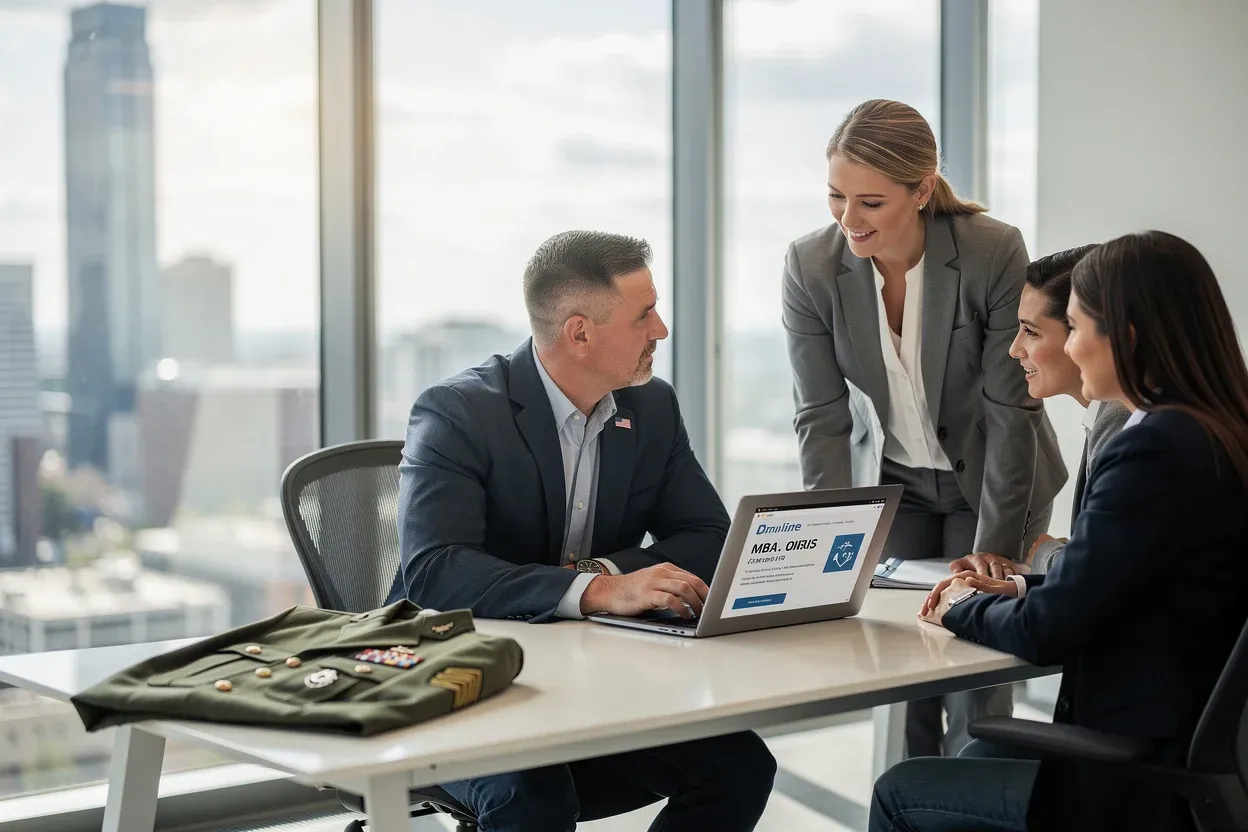 Is an online MBA in Organizational Change worth it for military veterans?