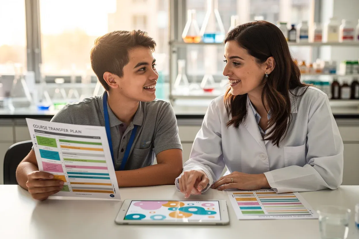 PharmD transfer planning checklist by course thumbnail