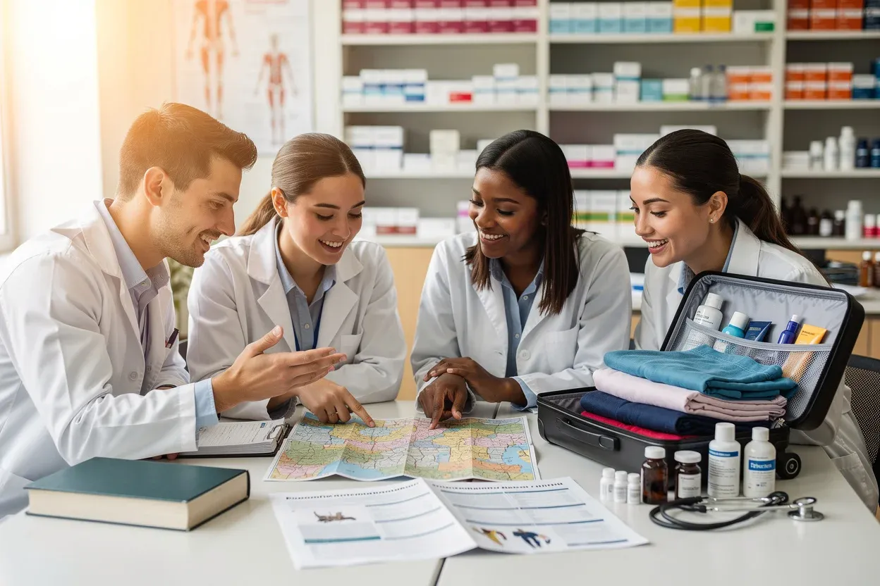 PharmD immersion travel planning for out-of-state students