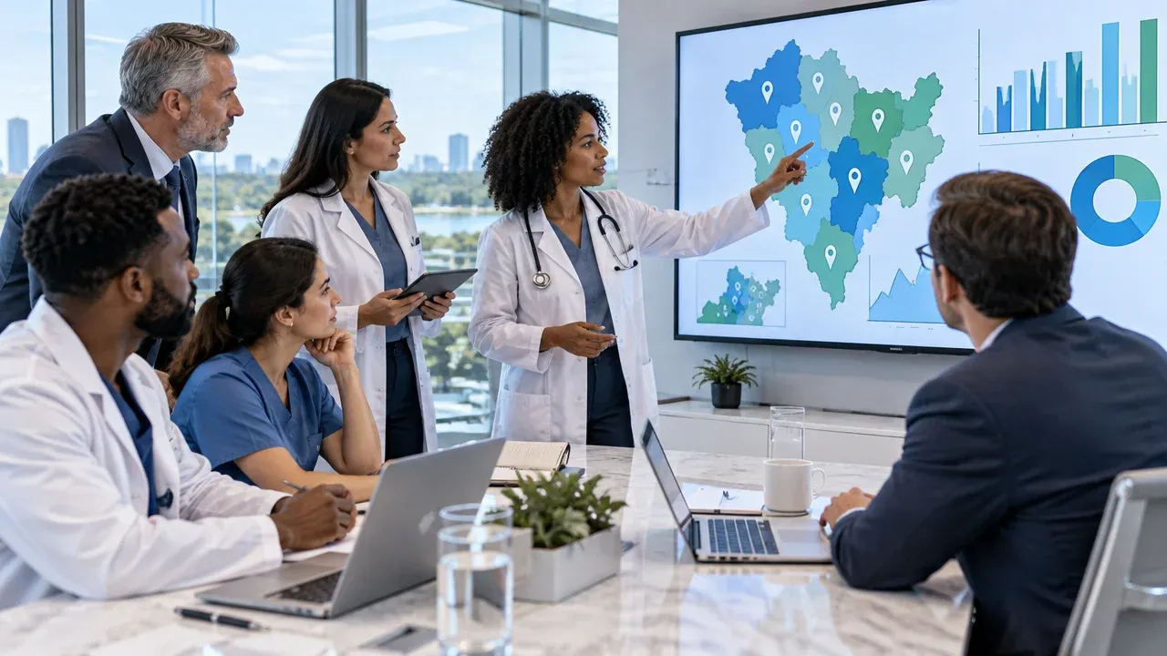 2027 Healthcare Market Share vs Service-Area Demand
