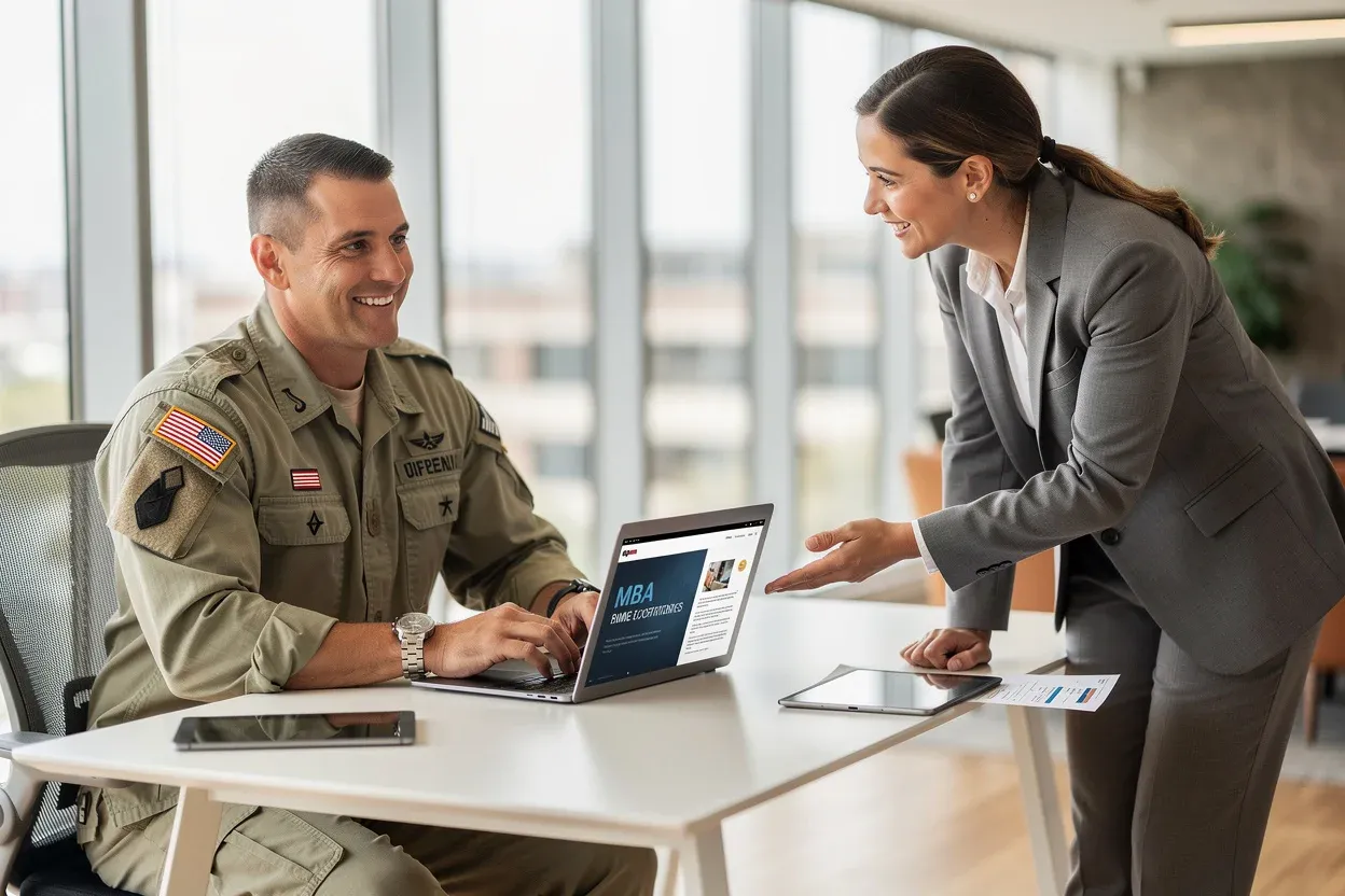 Careers after an online MBA in Human Resources for military veterans